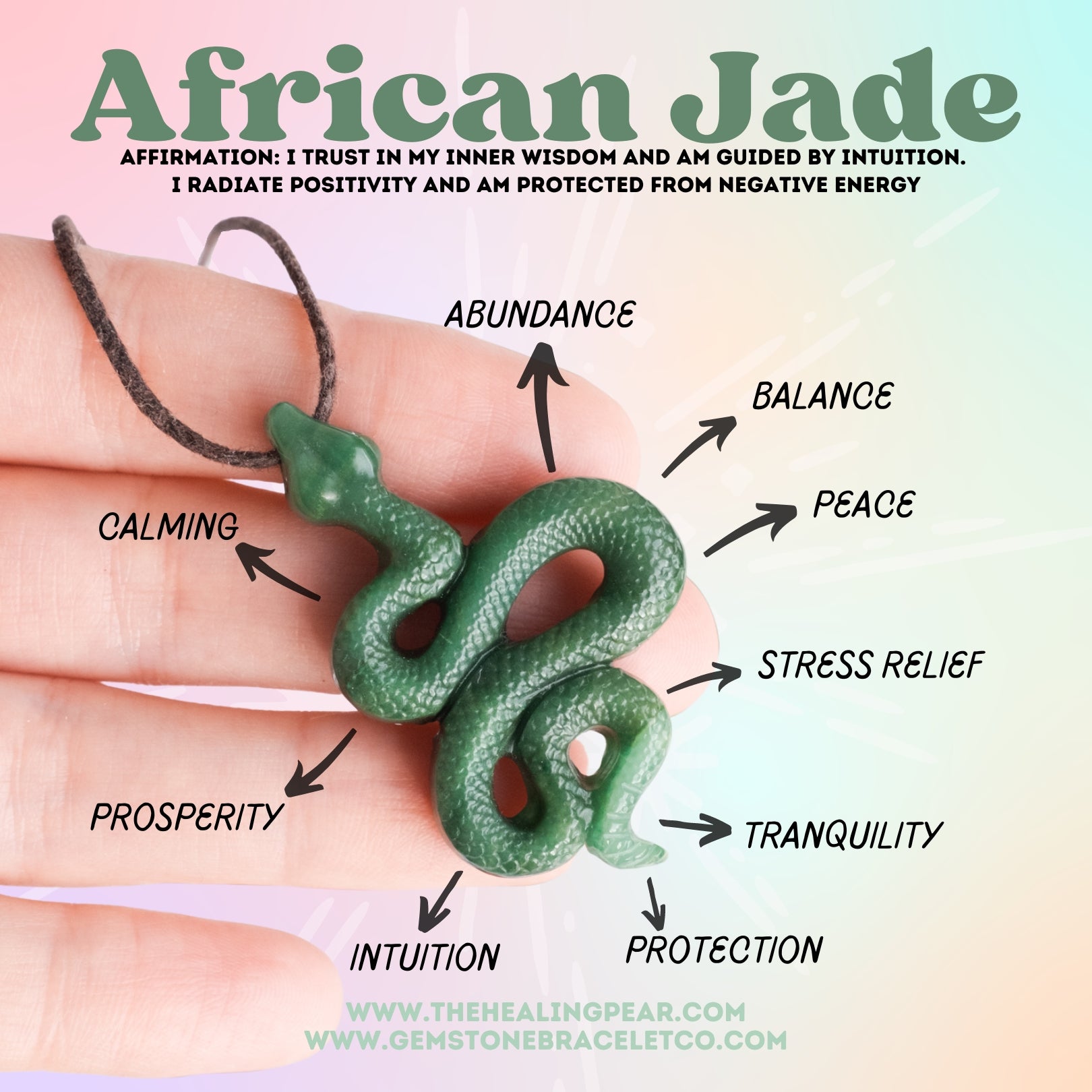 African jade Crystal Properties and Meaning