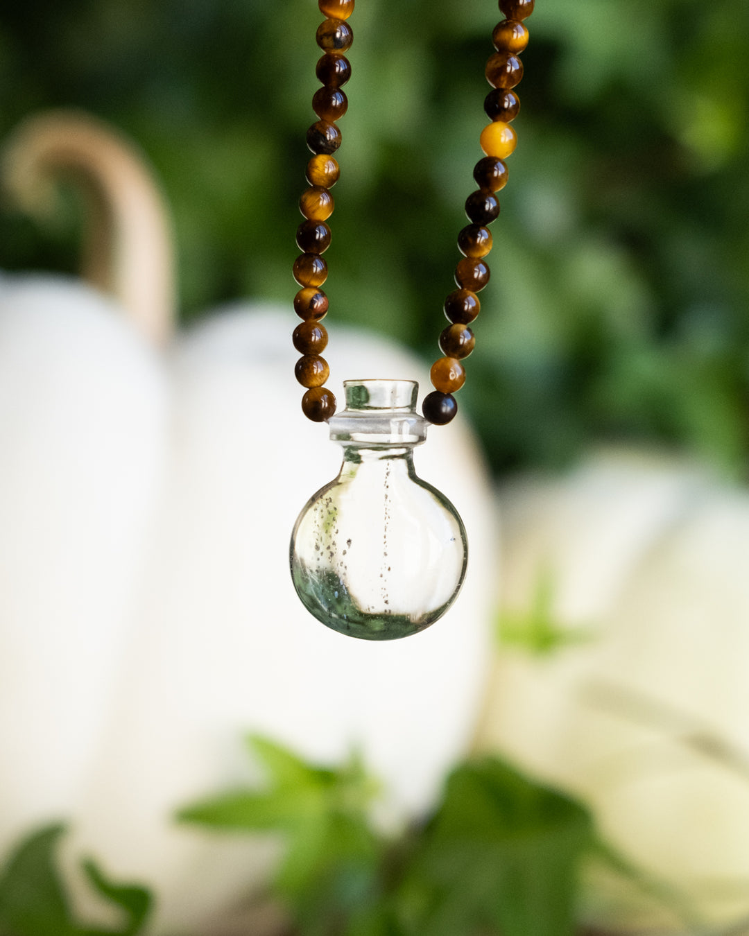 Potion for Grounded Cleansing: Scapolite & Tiger's Eye Beaded Necklace