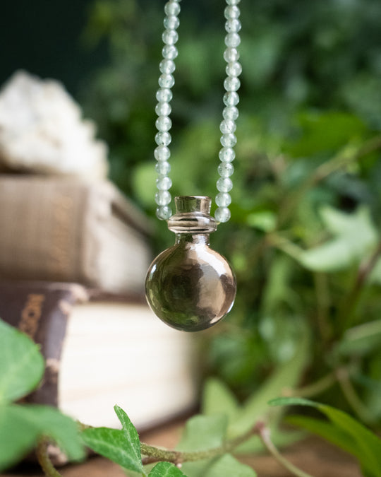 Potion for Prosperity: Smoky Quartz & Aventurine Beaded Necklace