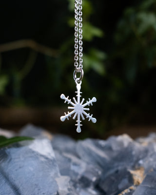 Sterling Silver Snowflake Necklace