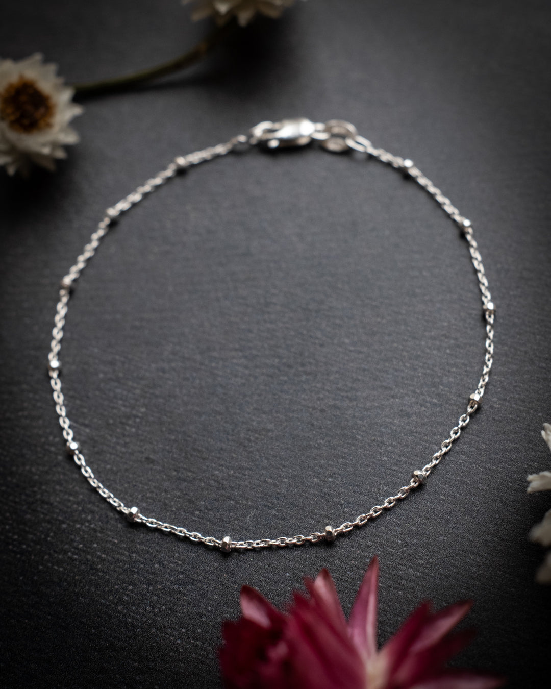 Recycled Sterling Silver Satellite Bracelet - The Healing Pear