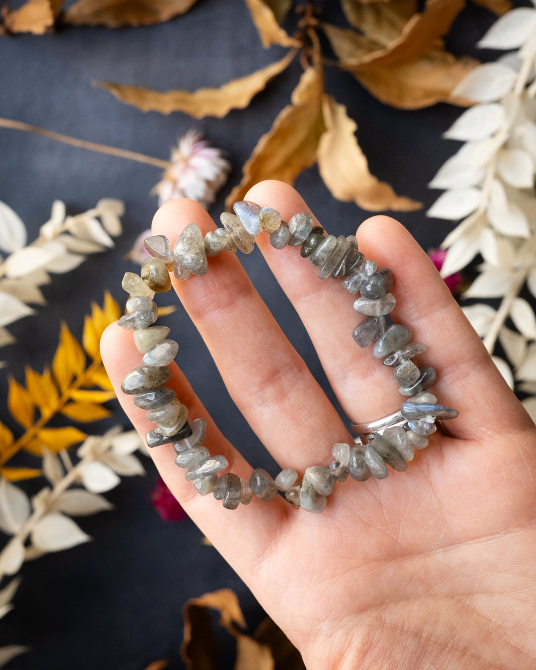 Labradorite Chip Bracelet