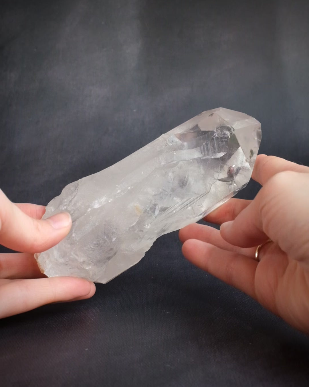 Madagascan Clear Quartz Raw Crystal Point 517g