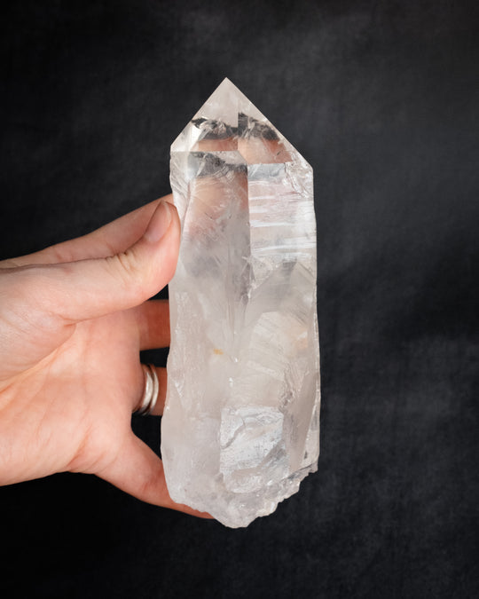 Madagascan Clear Quartz Raw Crystal Point 517g