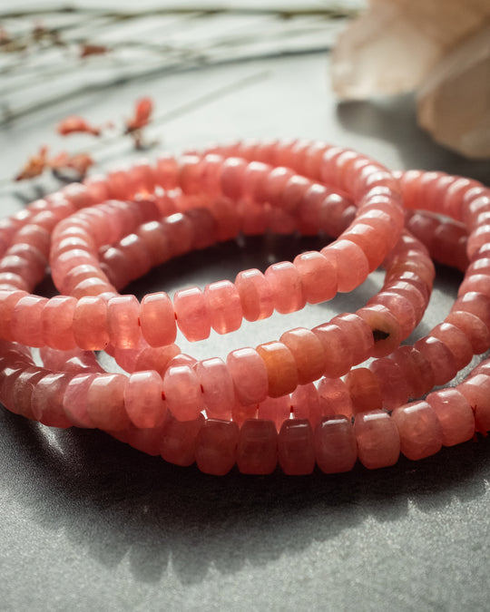 Argentinian Rhodochrosite Bracelet - The Healing Pear