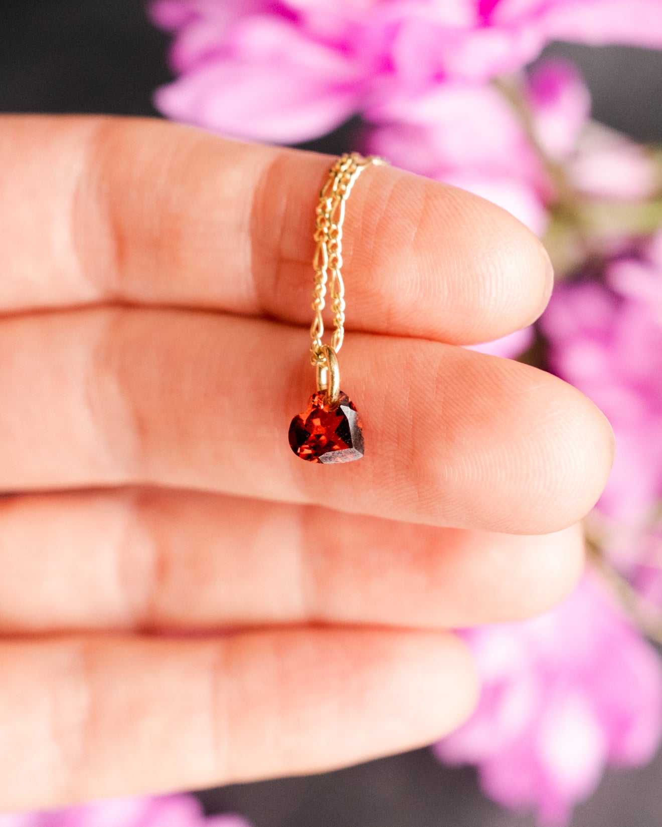 Mozambique Pyrope Red Garnet shops with Heart Bracelet 26.4 Ct