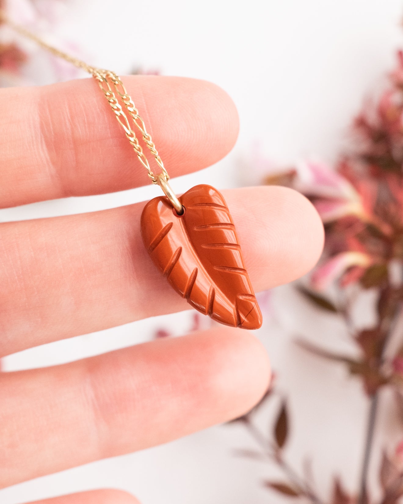 Red on sale jasper necklace