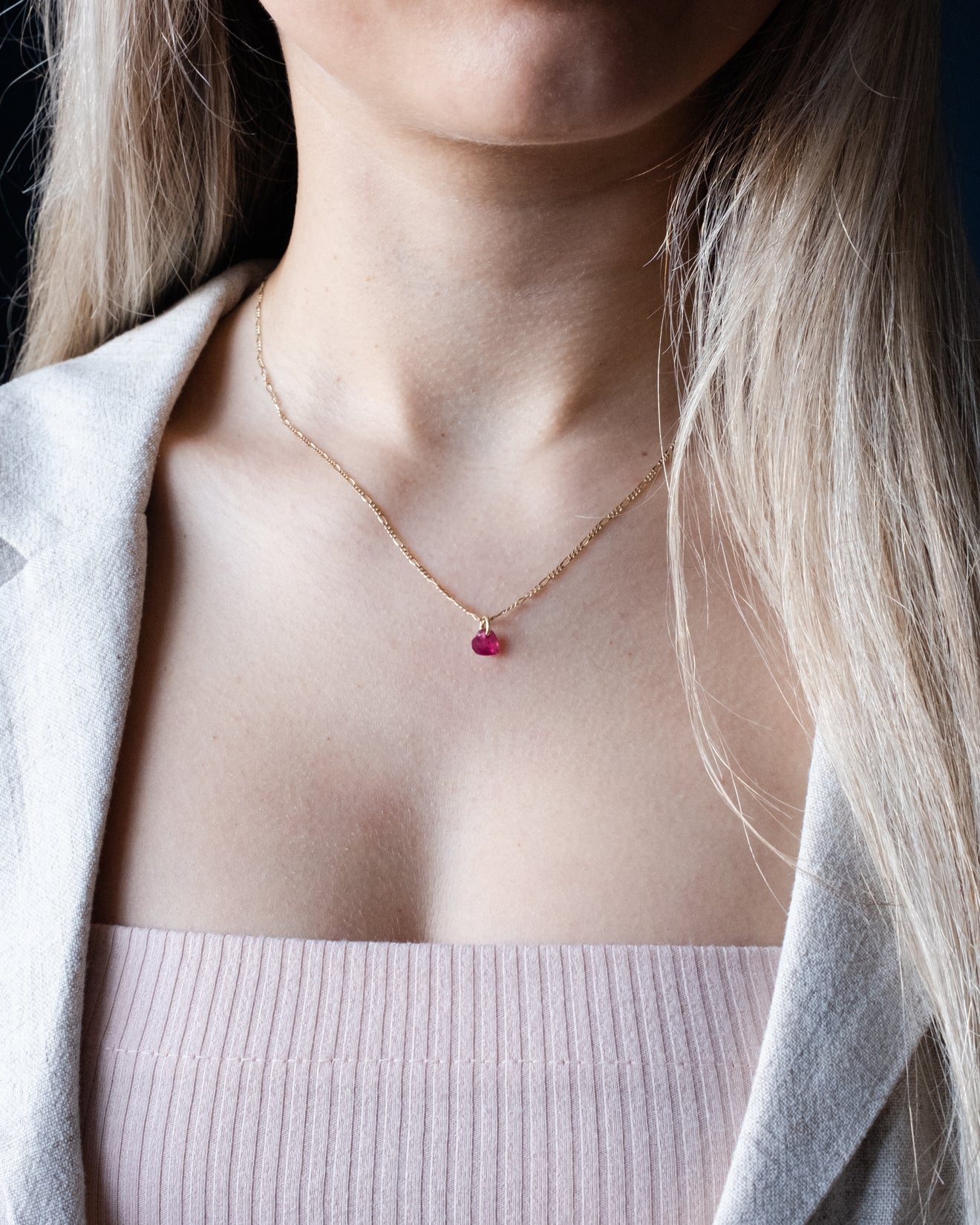 Ruby Petal Necklace – Sarah Perlis Jewelry
